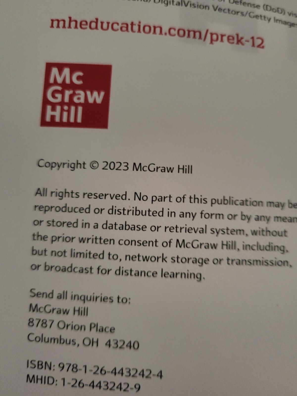 Florida Reveal Math Grade 7 Volume 2 Student Edition McGraw Hill Paperback