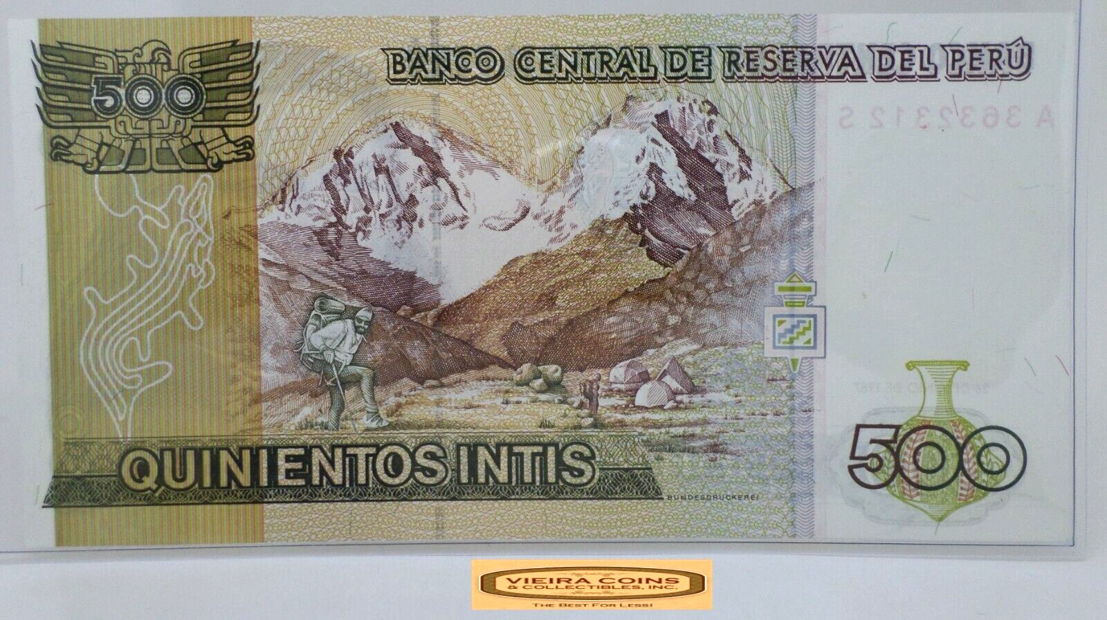1987 Peru 500 Intis - #P42649NQ