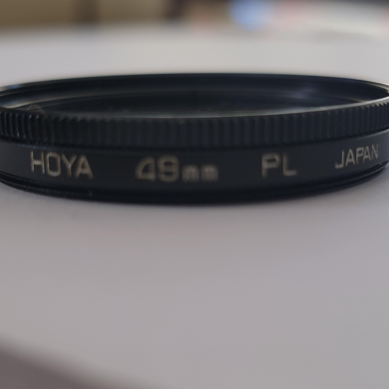 Hoya 49mm PL Polarizing Filter Non-Reflex Camera Lens Black Japan Photography