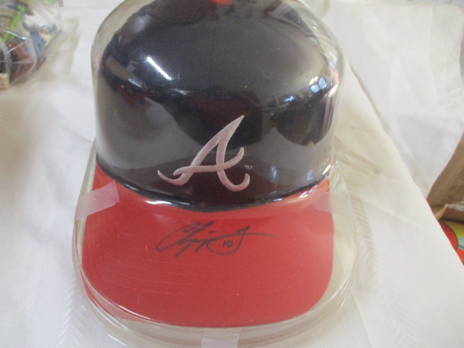 CHIPPER JONES AUTOGRAPHED BASEBALL CAP