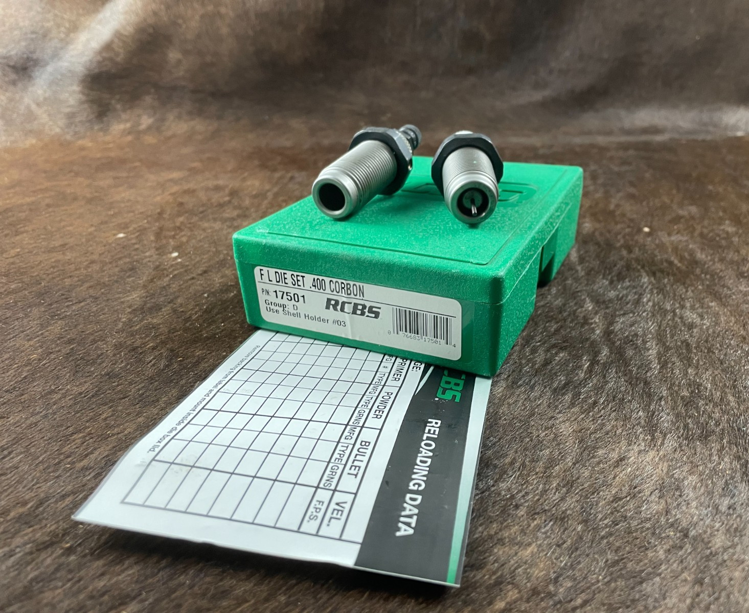 RCBS P/N 17501 .400 Corbon 2 Die Set & Box Reloading