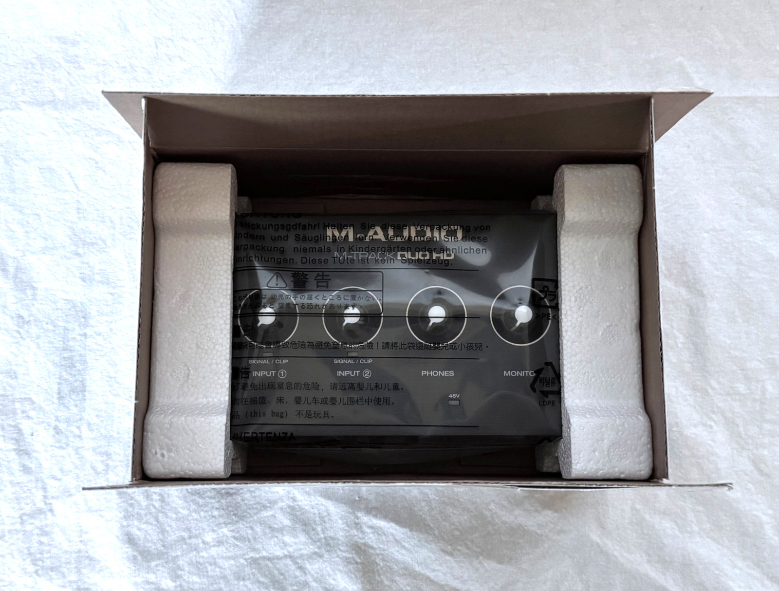 M-Audio M-Track Duo HD USB-C Audio Interface 24-Bit 192kHz 2-Input New Open Box