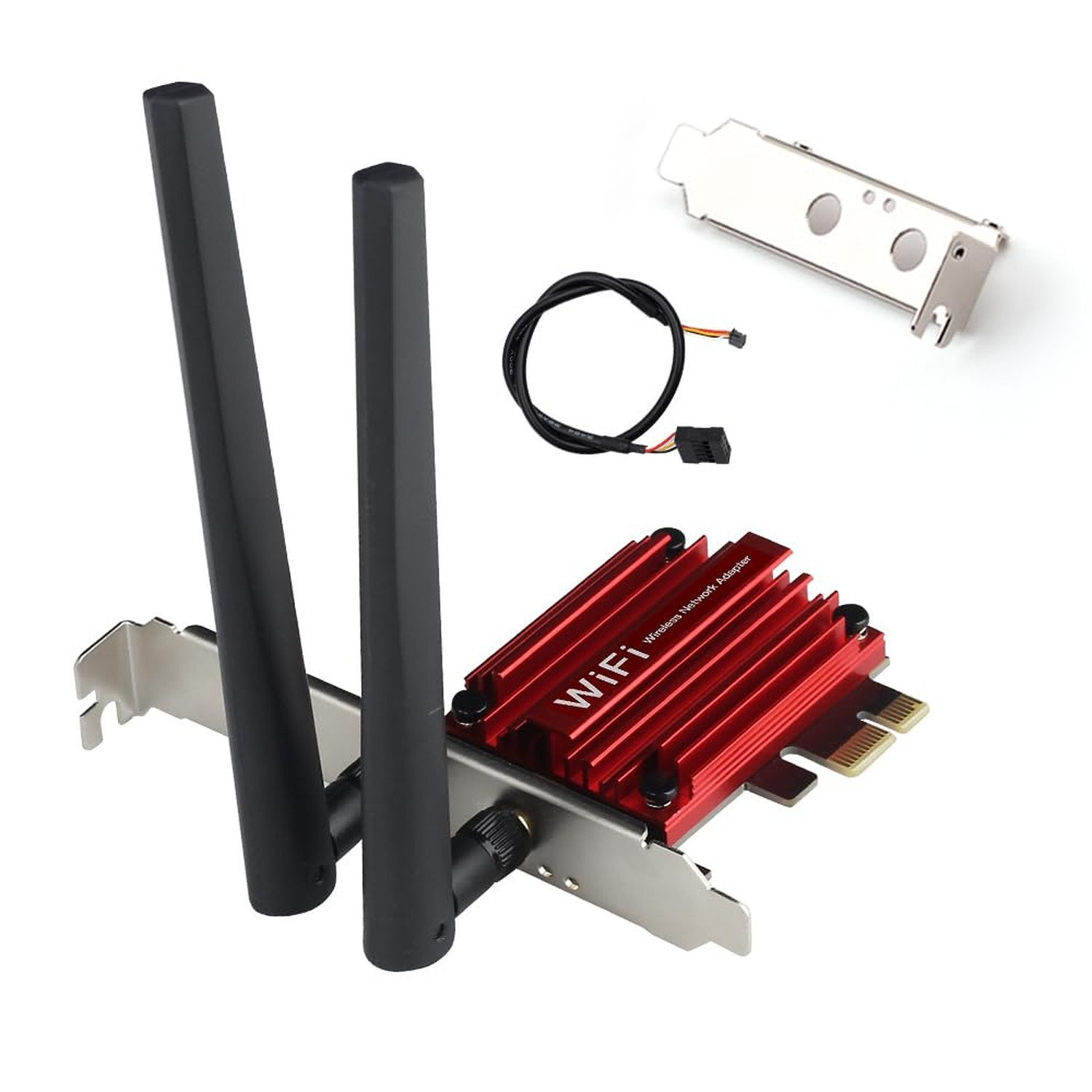 AX200 WiFi 6 PCIe Card PCE-AX3000, 3000Mbps Dual Band (5GHz 2400Mbps+2.4GHz 5...