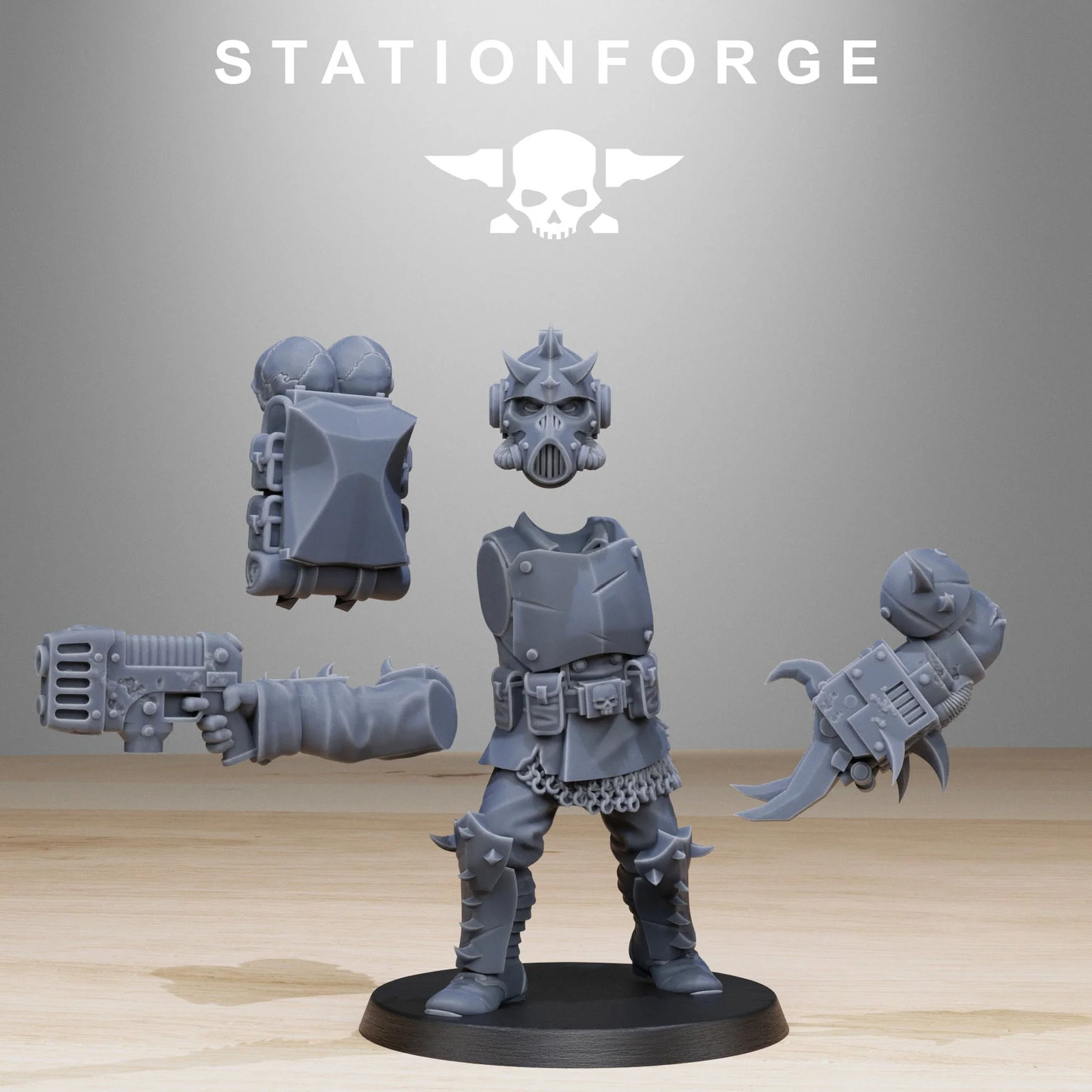 Corrupted Guard Builder Kit Wargame Proxy Miniatures StationForge