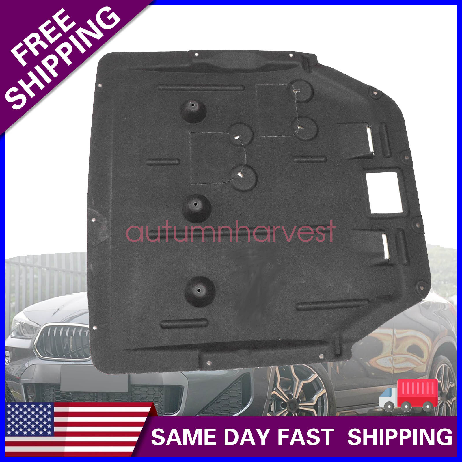 Engine Splash Shields Front For BMW X1 X2 f48 f39 2018-2022 51757343142