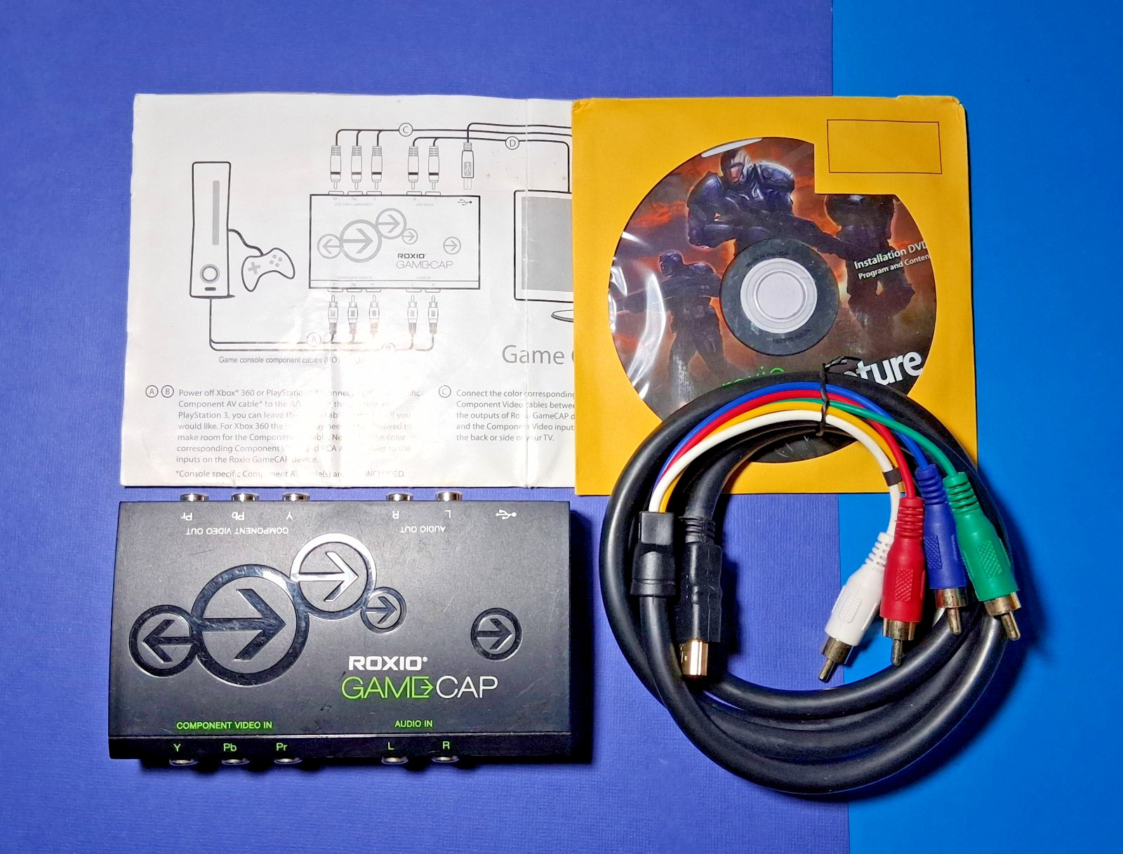 Roxio GameCap HU348-E Video Game Capture Device – Component Capture Xbox 360 PS3