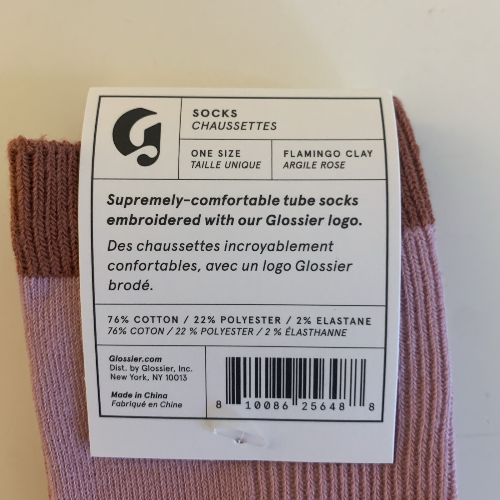 Socks Flamingo Clay Limited Edition One Size BRAND NEW Sold Out RARE
