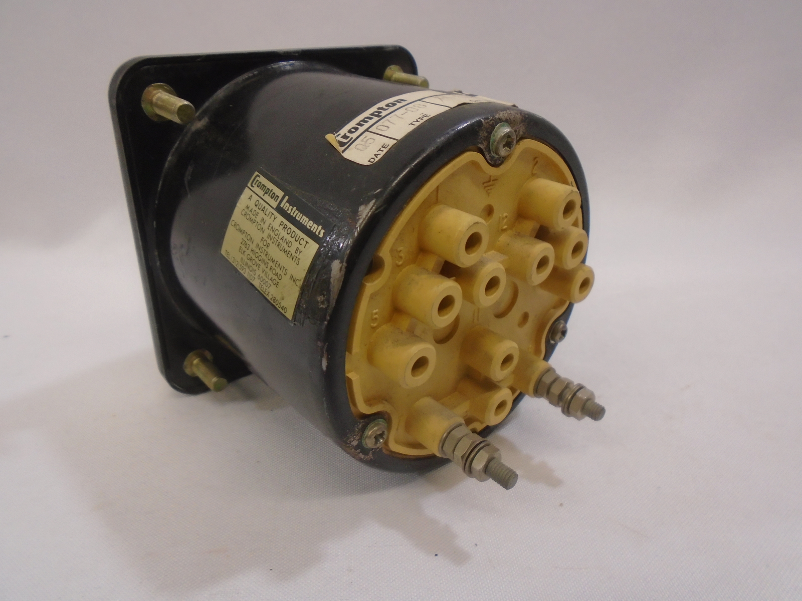 CROMPTON INSTRUMENTS AA-LSSJ TYPE 077-08 AC AMP METER 0-600