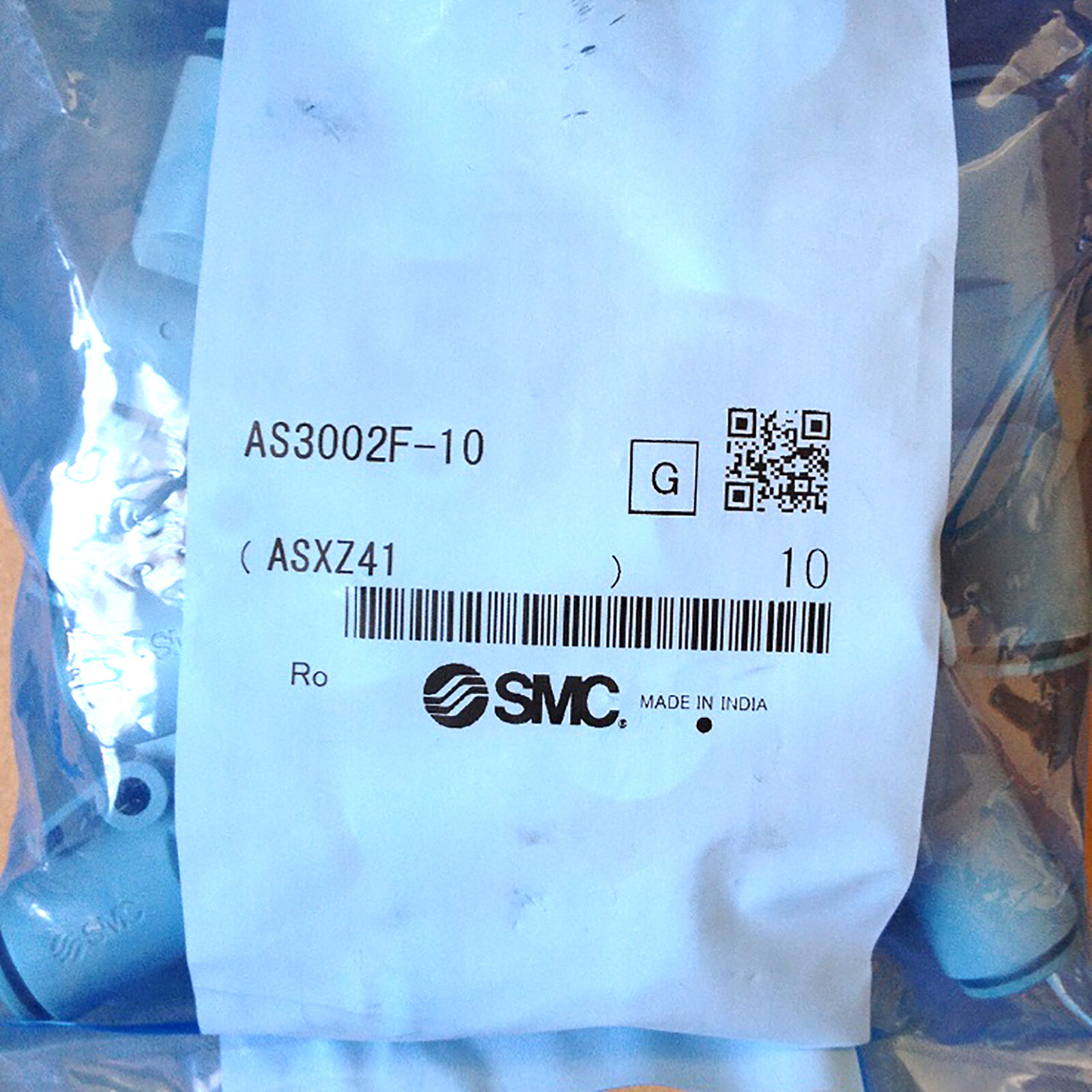 1pc SMC AS3002F-10 Pneumatic Flow Control, Piping : Inline,
