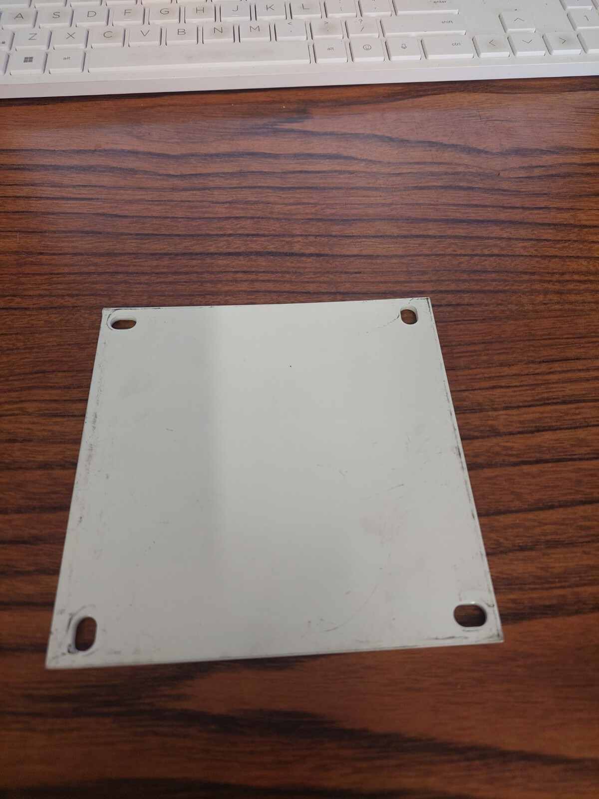 HOFFMAN BACK PANEL (4 7/8"X4 7/8") 14 GAGE. NEW.FREE SHIPPING.