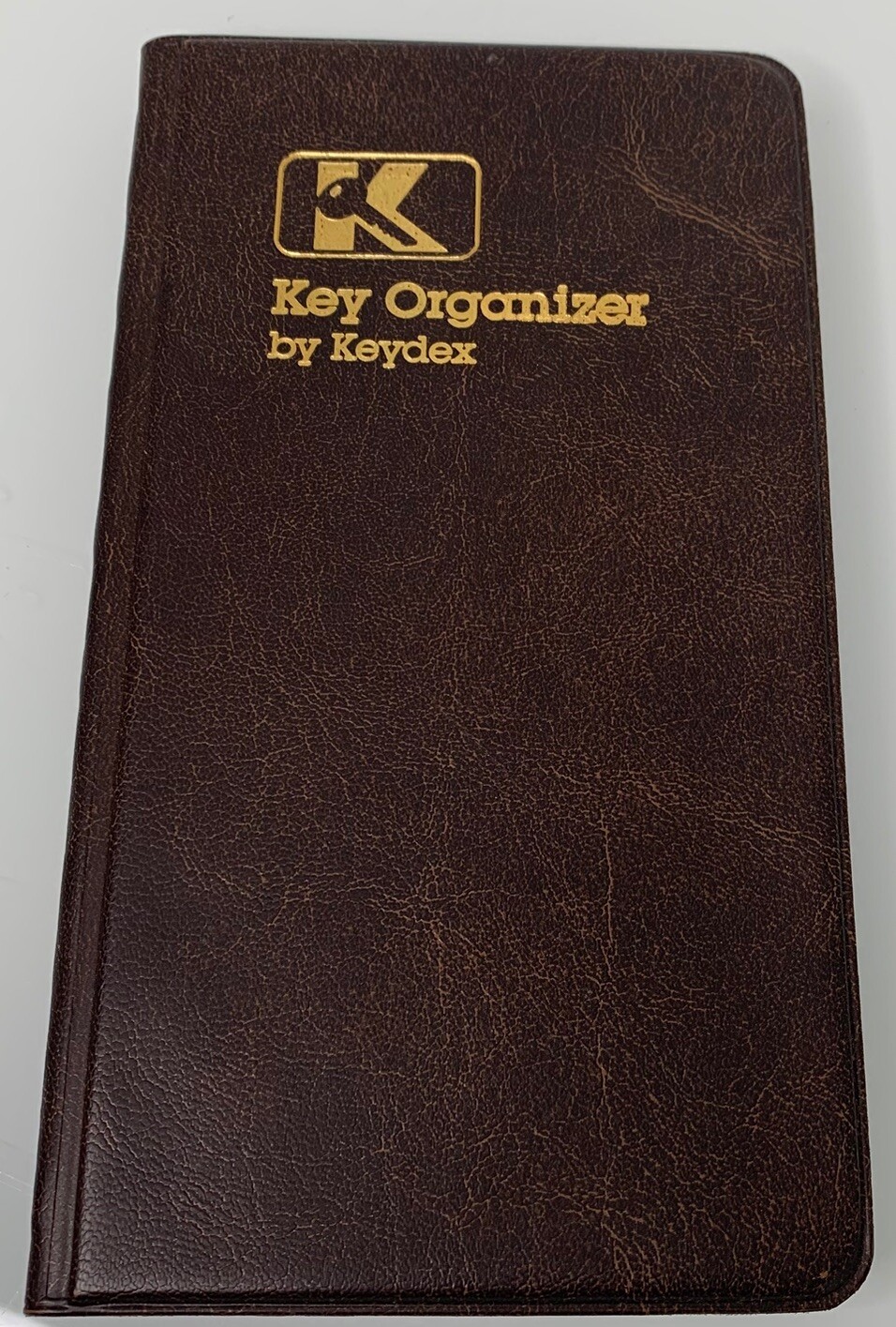 Vintage Keydex Key File Vinyl Organizer Keeper 8”x 4.5” Soft Folder