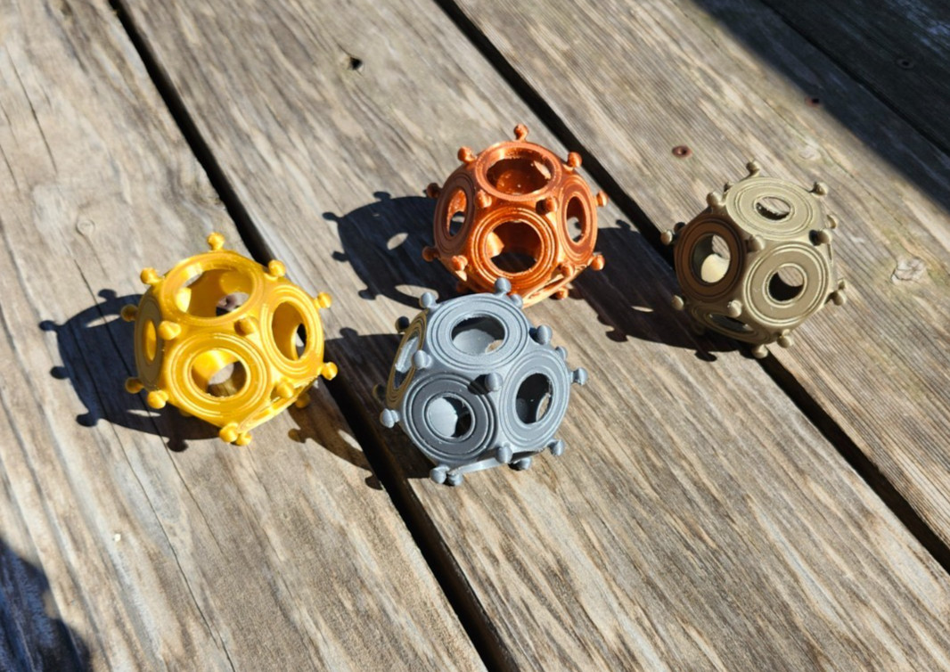 3D Printed Roman Dodecahedron - Small