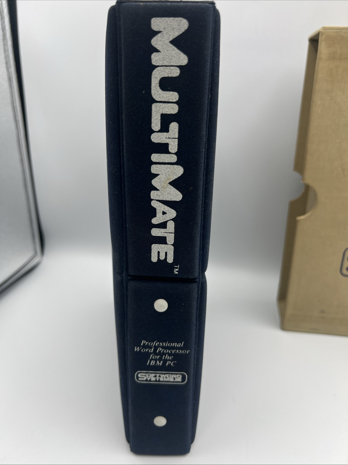 1982 MultiMate Pro Word Processor for IBM PC Manual +5 floppy disks, Good Cond!