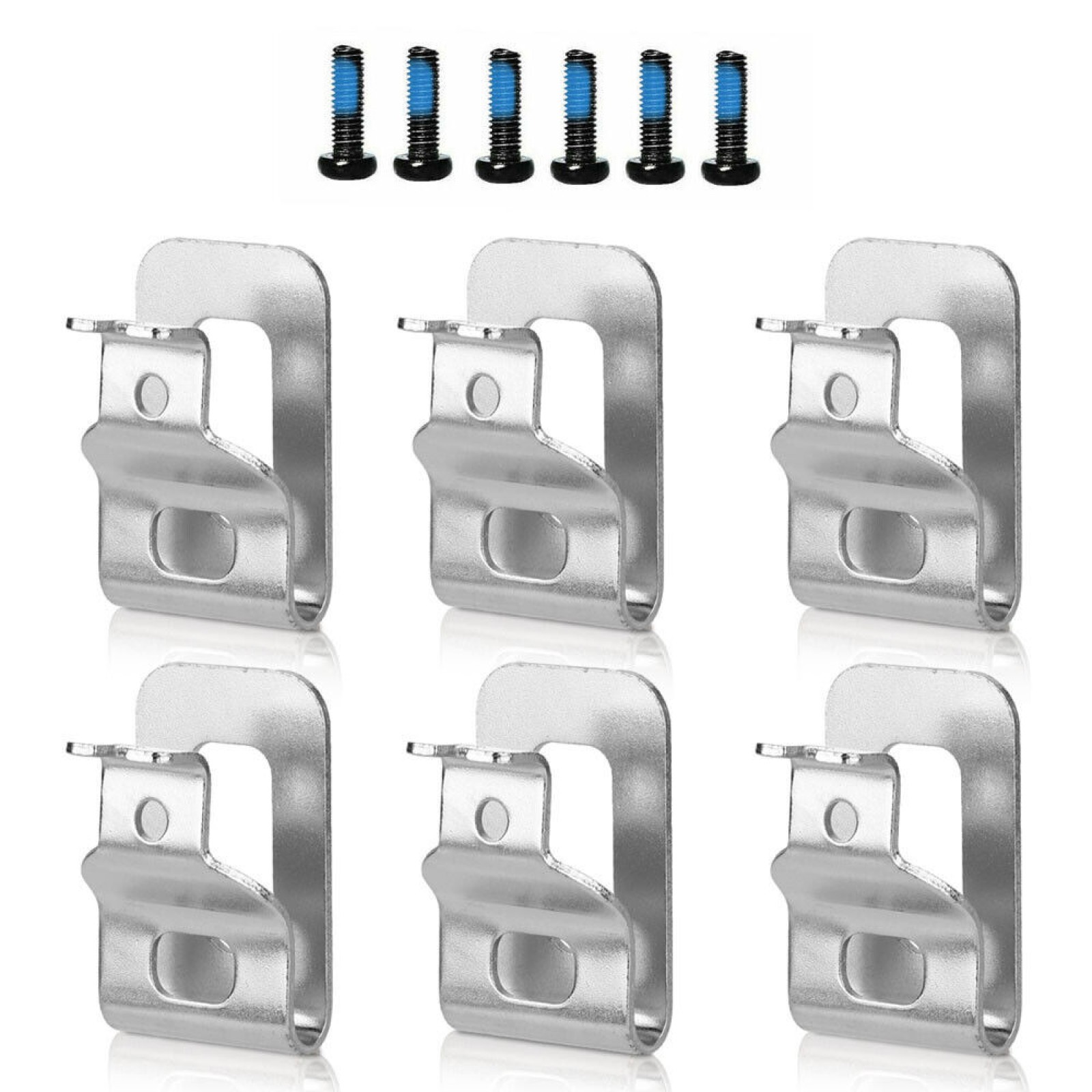 6Pcs Steel Belt Clip Hooks For DeWalt 20V Drill Impact Driver N268241 N169778