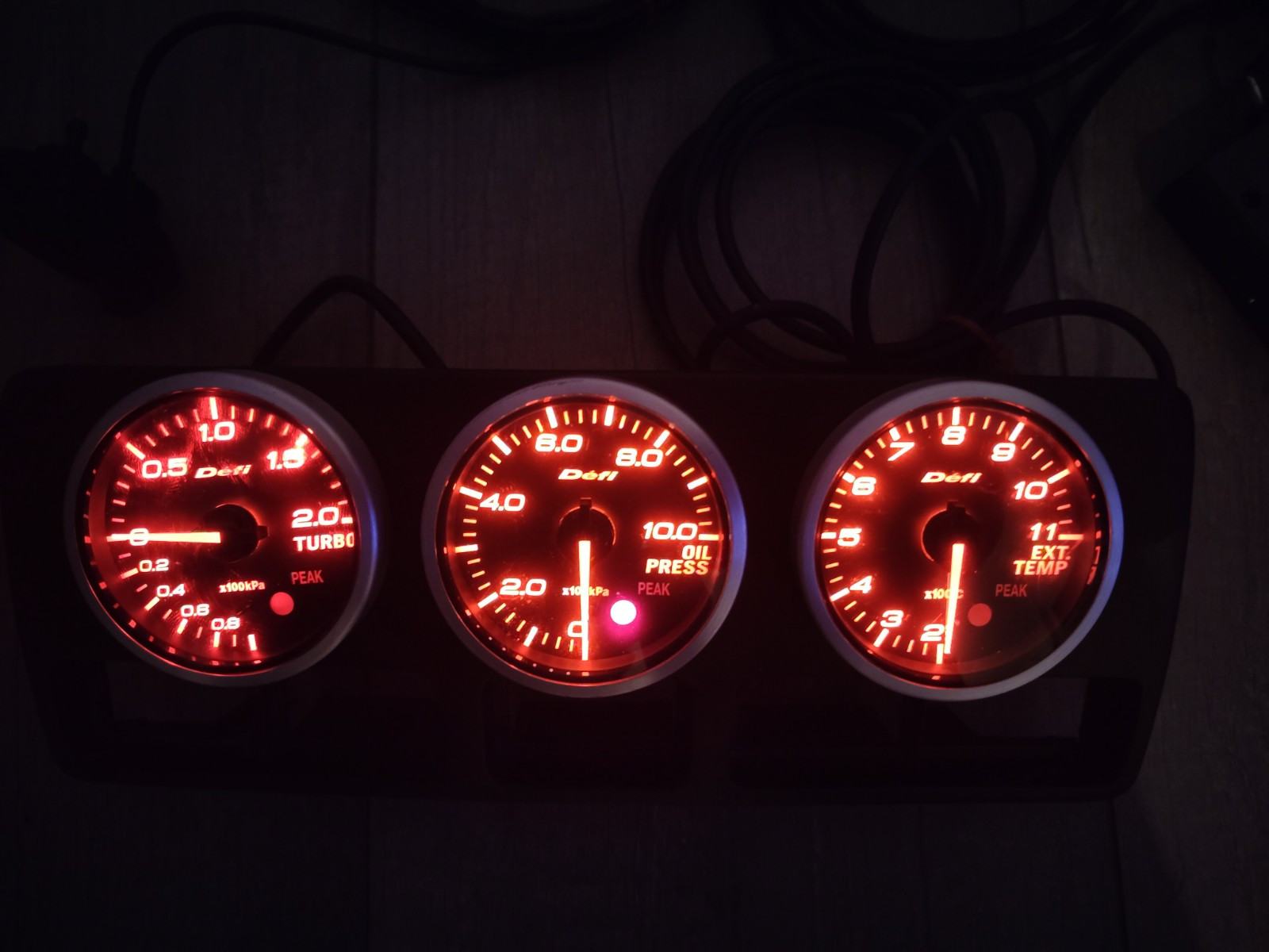 Golf 4 Bora R32 1.8t V6 1.9Tdi Turbo Defi Gauge Boost Ext Temp Oil Press Gauge