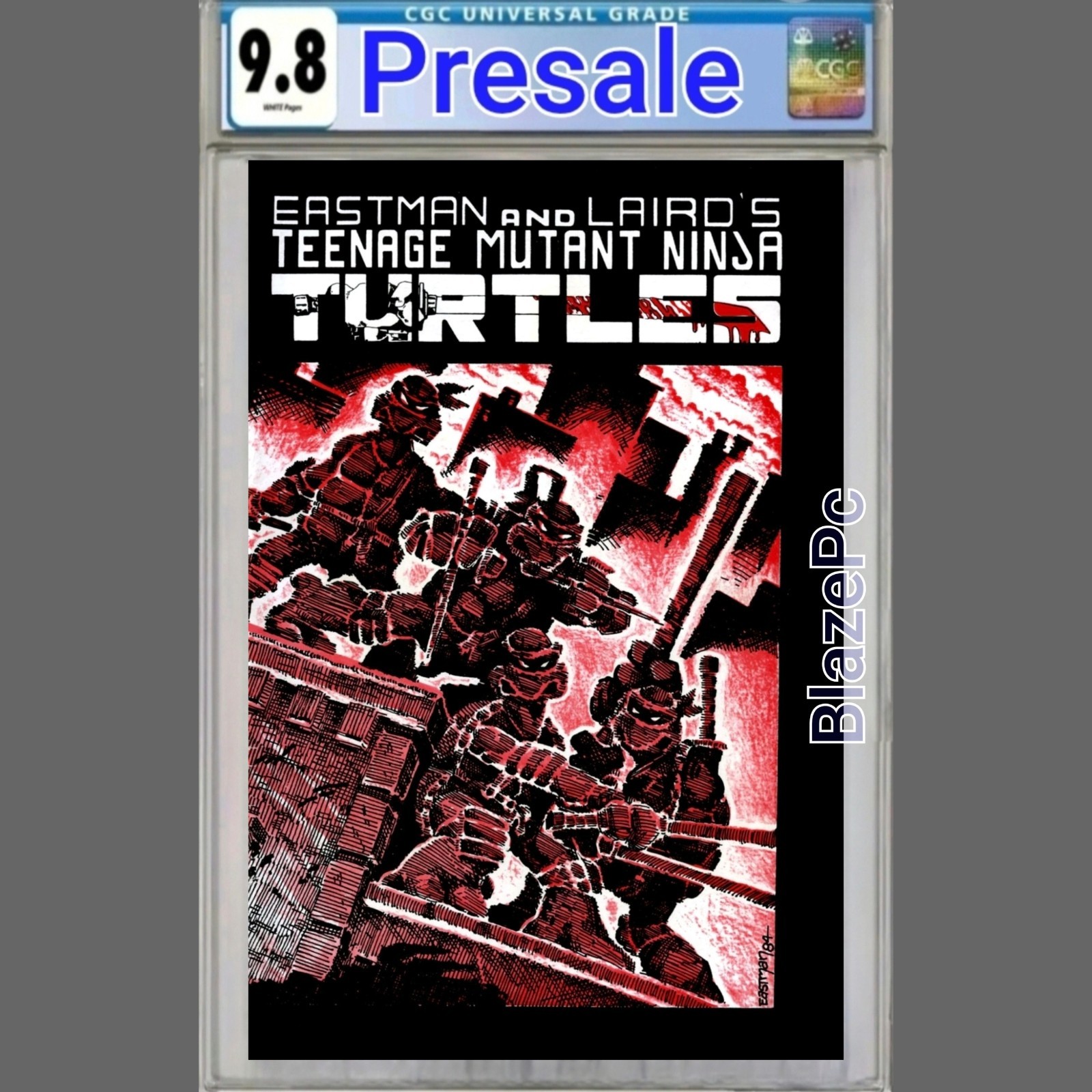 Teenage Mutant Ninja Turtles Mirage Facsimile #1 CGC 9.8 Cover B FOIL PRESALE