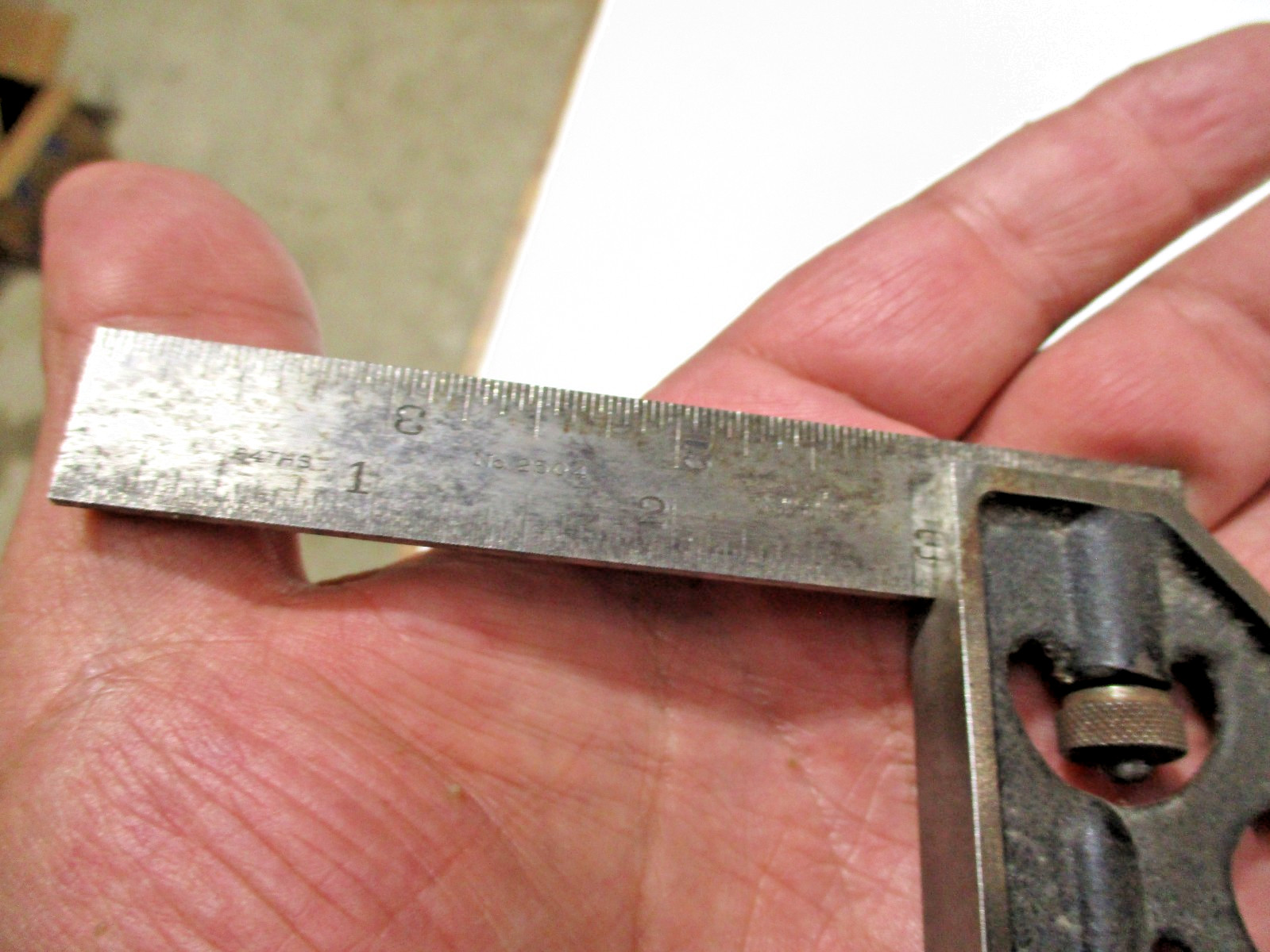 Vintage Lufkin No 2504 Combination Square, 4" Rule
