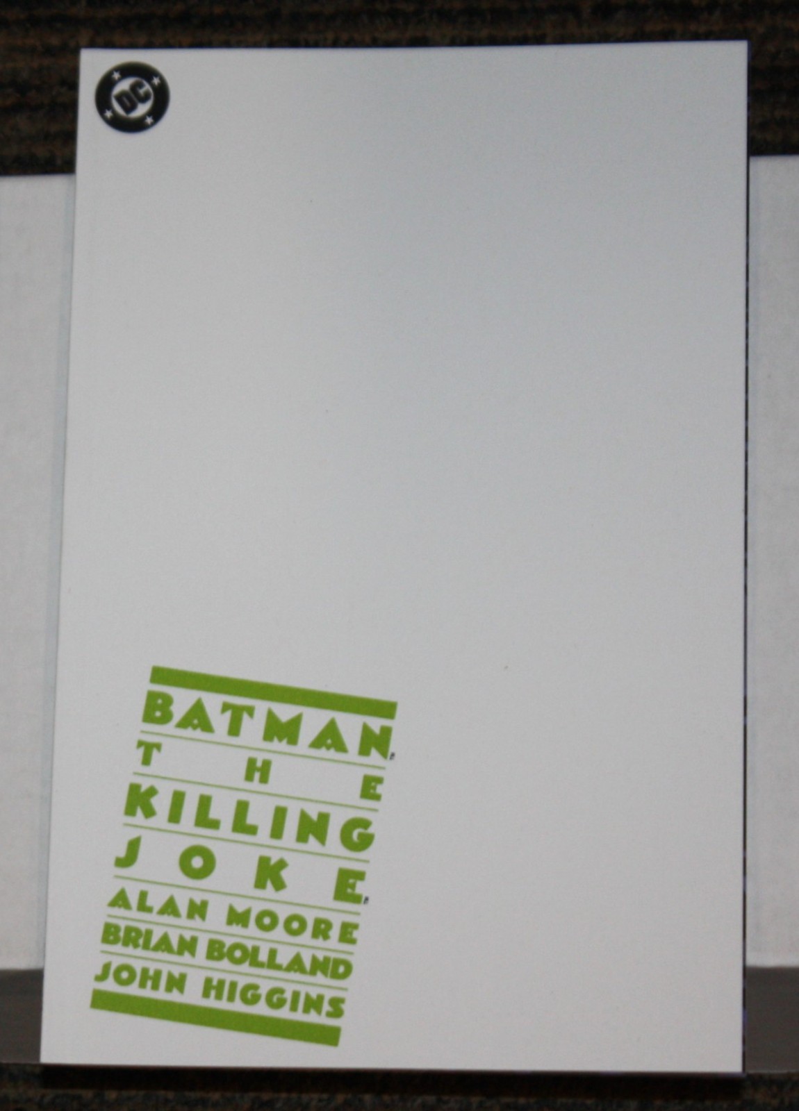 DC Batman The Killing Joke #1 FACSIMILE BLANK Sketch Cover Variant -