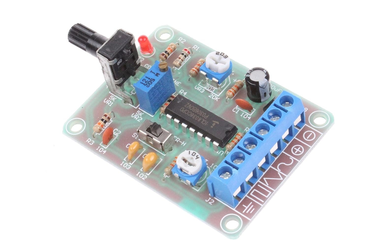 Signal Generator DC12V 50-5KHz Adjustable Frequency Sine Triangle Square