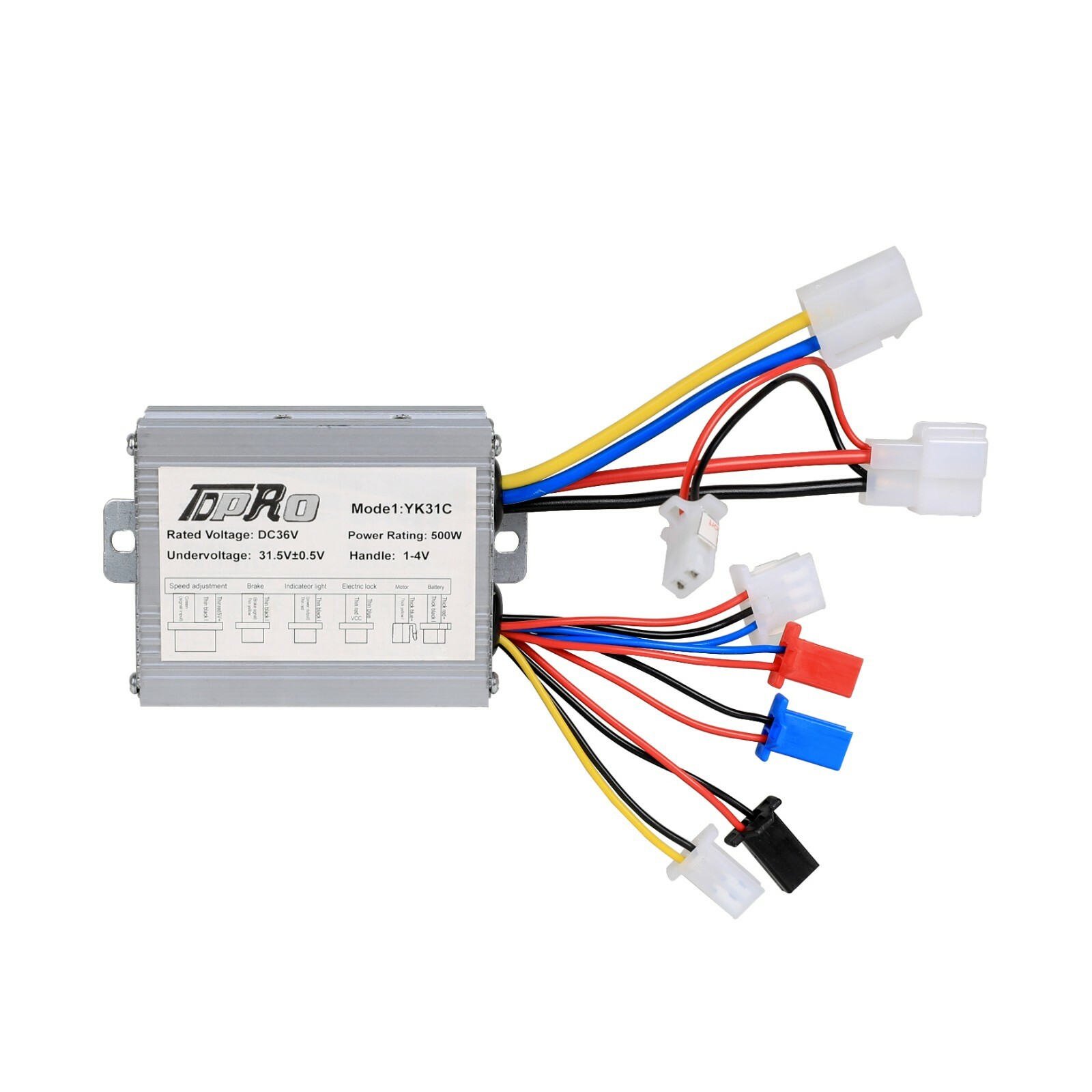 36V 500W Brush Electric Motor Controller Scooter Cart Quad E BIKE ATV Go Kart