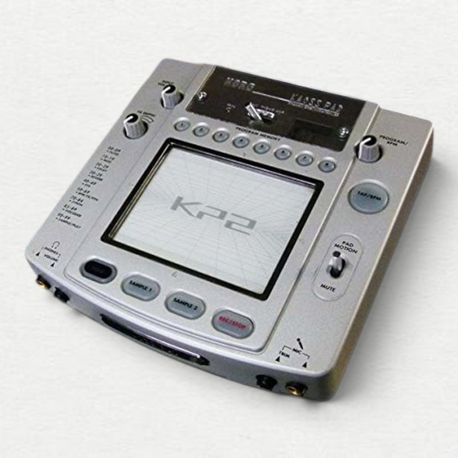 Korg KP2 KP-2 Kaoss Pad Dynamic Effects Controller Sampler w/ AC Adapter Box