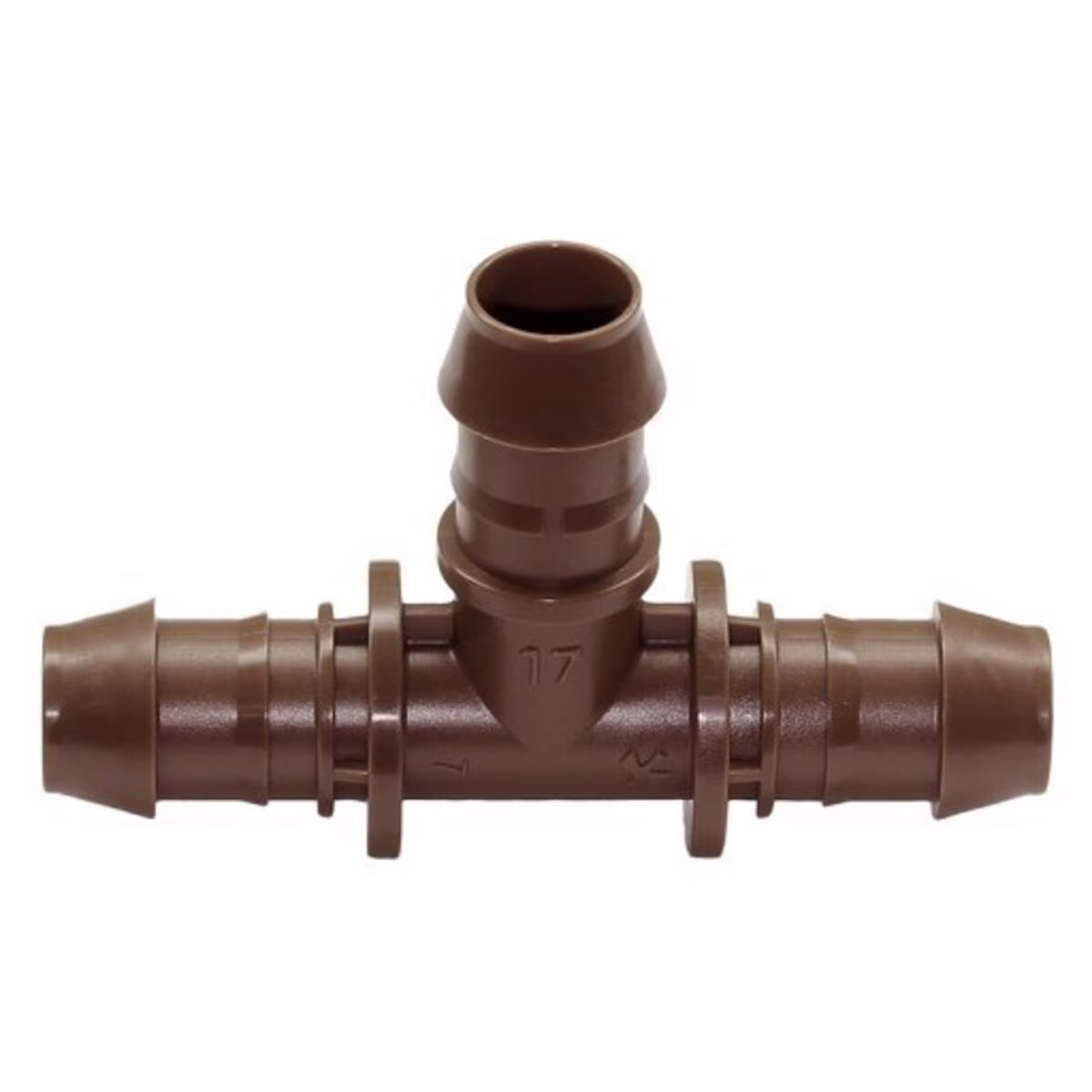 Rain Bird XFFTEE 17mm Barb Tee XF Dripline 3-Way Irrigation Connector 5 & 10 Pks