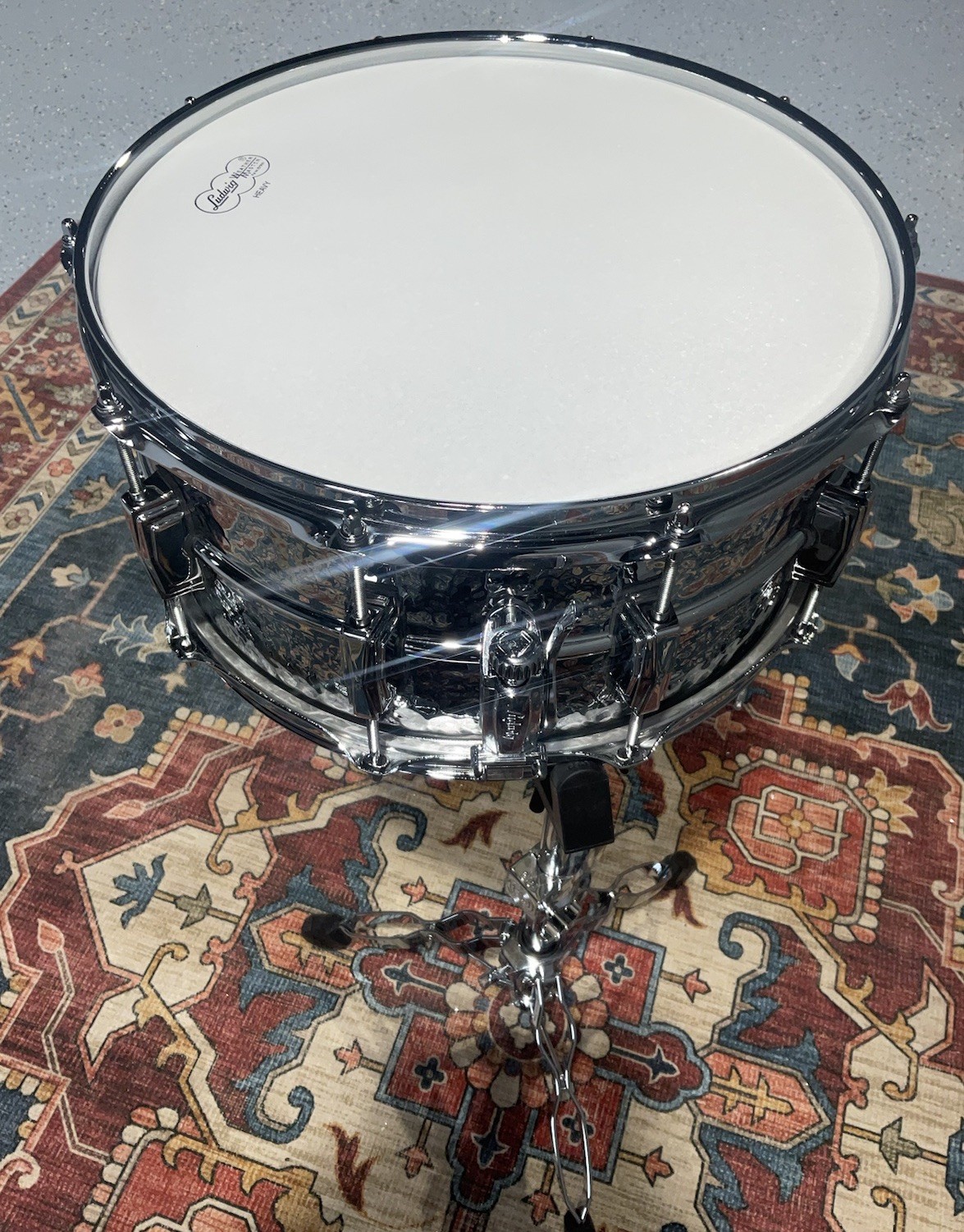 Ludwig 14x6.5 Supraphonic Hammered Snare Drum LM402K