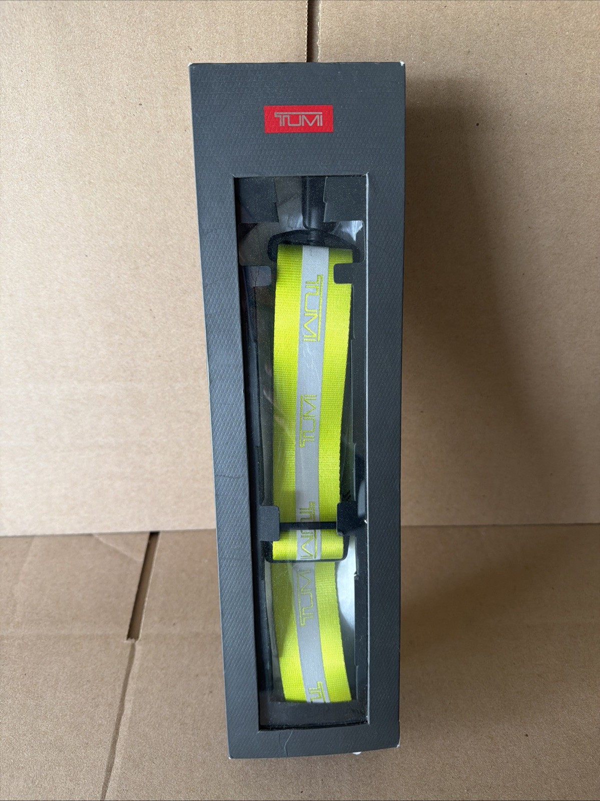 TUMI Accents Custom Shoulder Strap Grey/Bright Lime