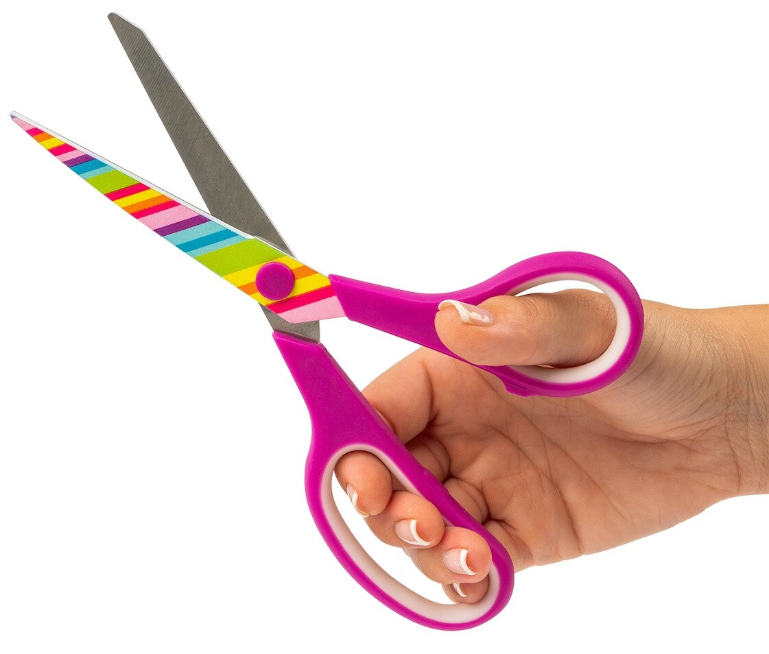 Singer All-Purpose Scissors 7.75"-Rainbow (Pack of 3)