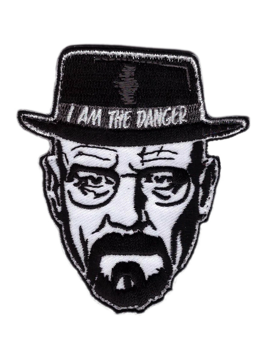 I am The danger Heisenberg Braking Bad Iron on Patch
