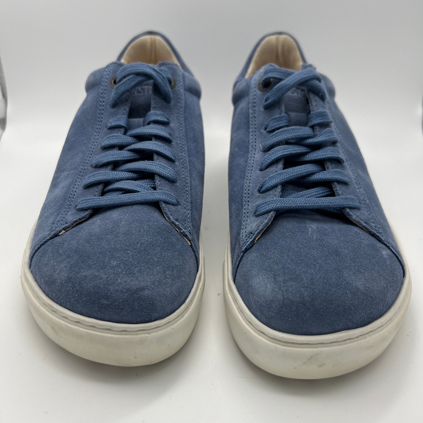 Birkenstock Women’s Size 39 8-8.5 Bend Low Suede Leather Shoes Elemental Blue