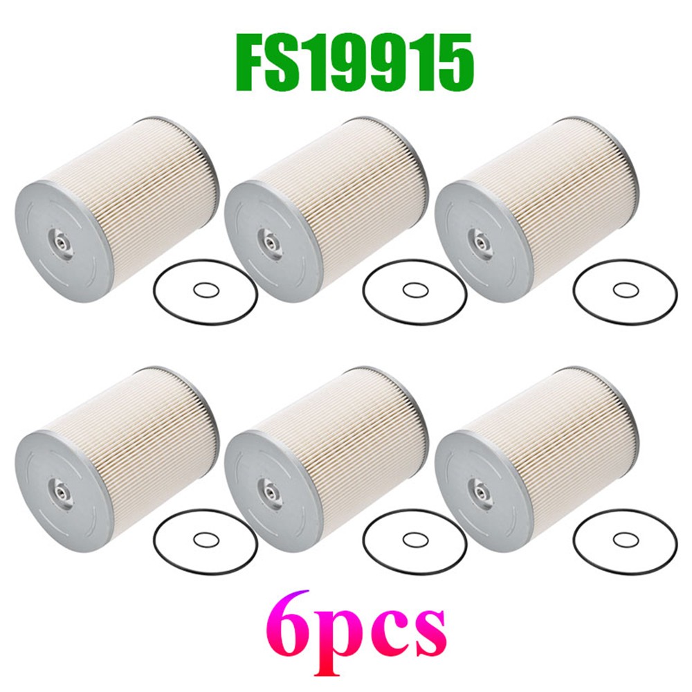 6PACK NEW FUEL FILTER W/ WATER SEPARATOR FS19915 Replacement  Kit