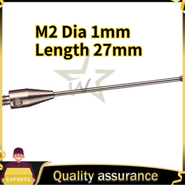 M2 Dia 1mm Length 27mm CMM Touch Probe Stylus CMM Tip for Tormach Renishaw
