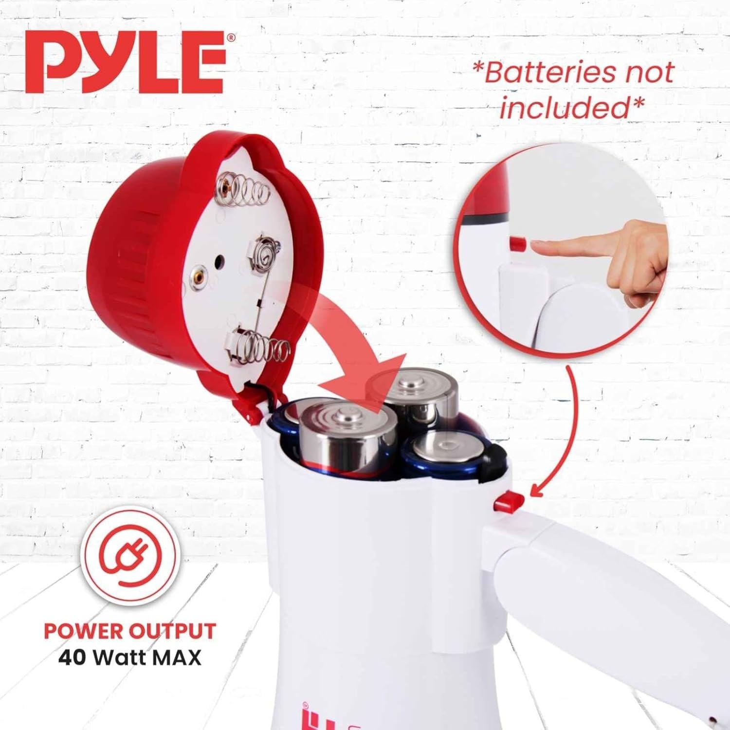 Professional megaphone with siren handheld mic