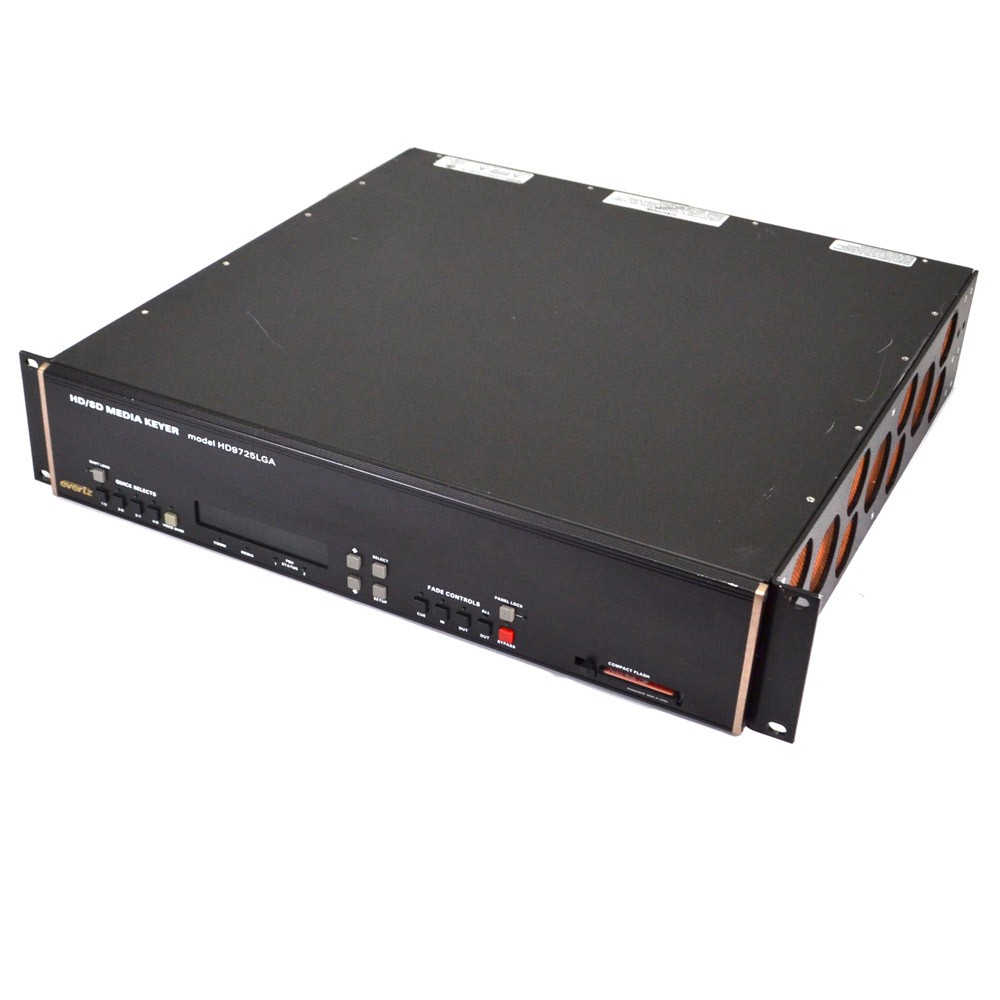Evertz HD9725LGA HD/SD Media Keyer Logo and Media Inserter AS/IS