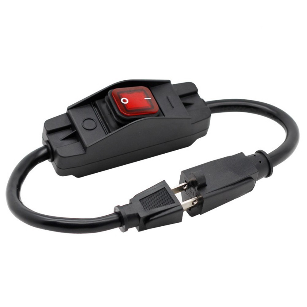 1pc Inline Cord Switch 16A/25A 250V/125V ON Off Switch Extension Cord