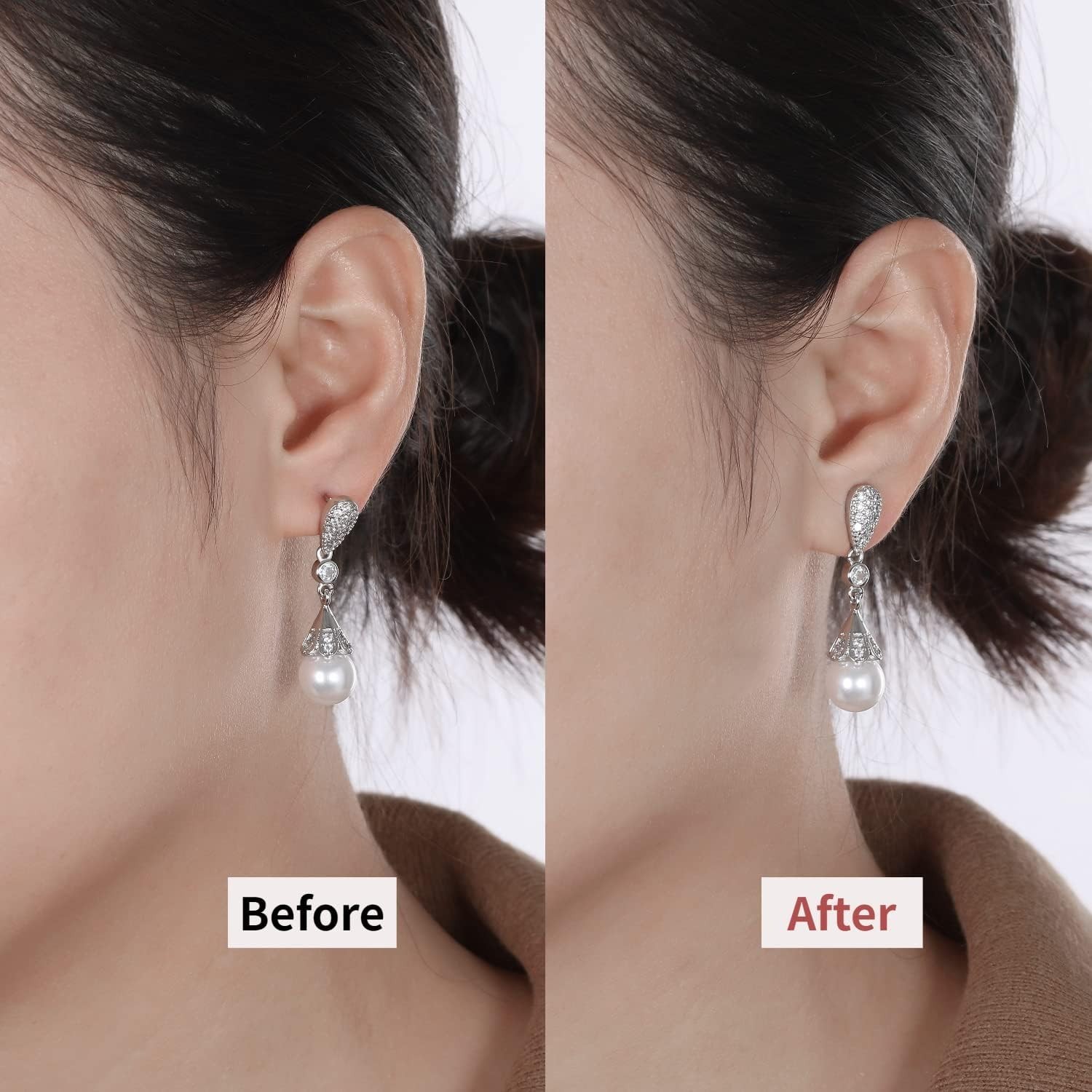 Earring Backs Replacements,4Pcs Dics Earring Backs for Studs, Diamond Earrings,