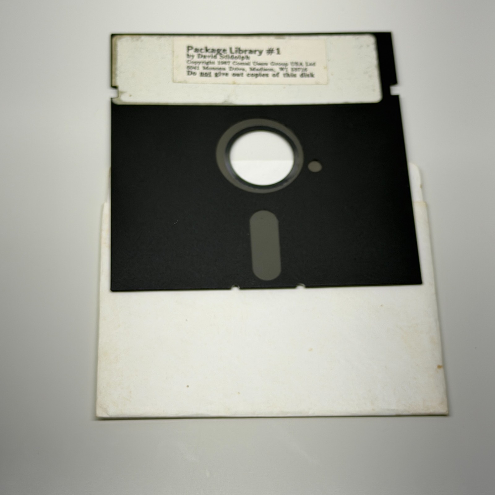 VTG Commodore 64 Package Library #1 by David Stidolph Software 5.25” Floppy Disk