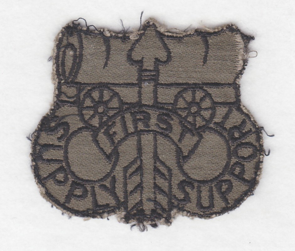 Army Patch:  809th Support & Service Battalion - subdued on twill