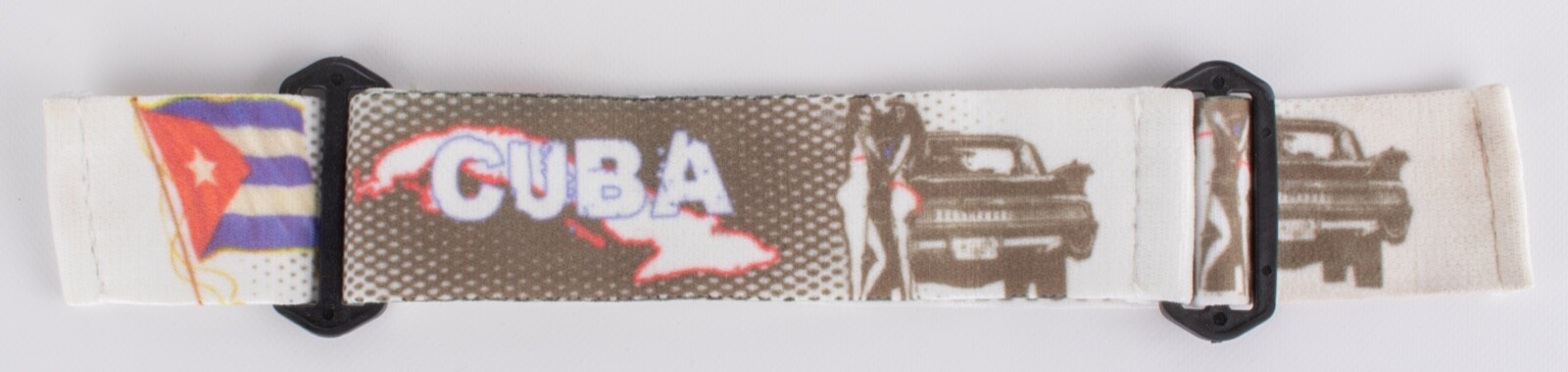 Custom Cuba Cuban Flag JT Paintball Mask Goggle Spectre Pro Flex/Flex 7 8 Strap