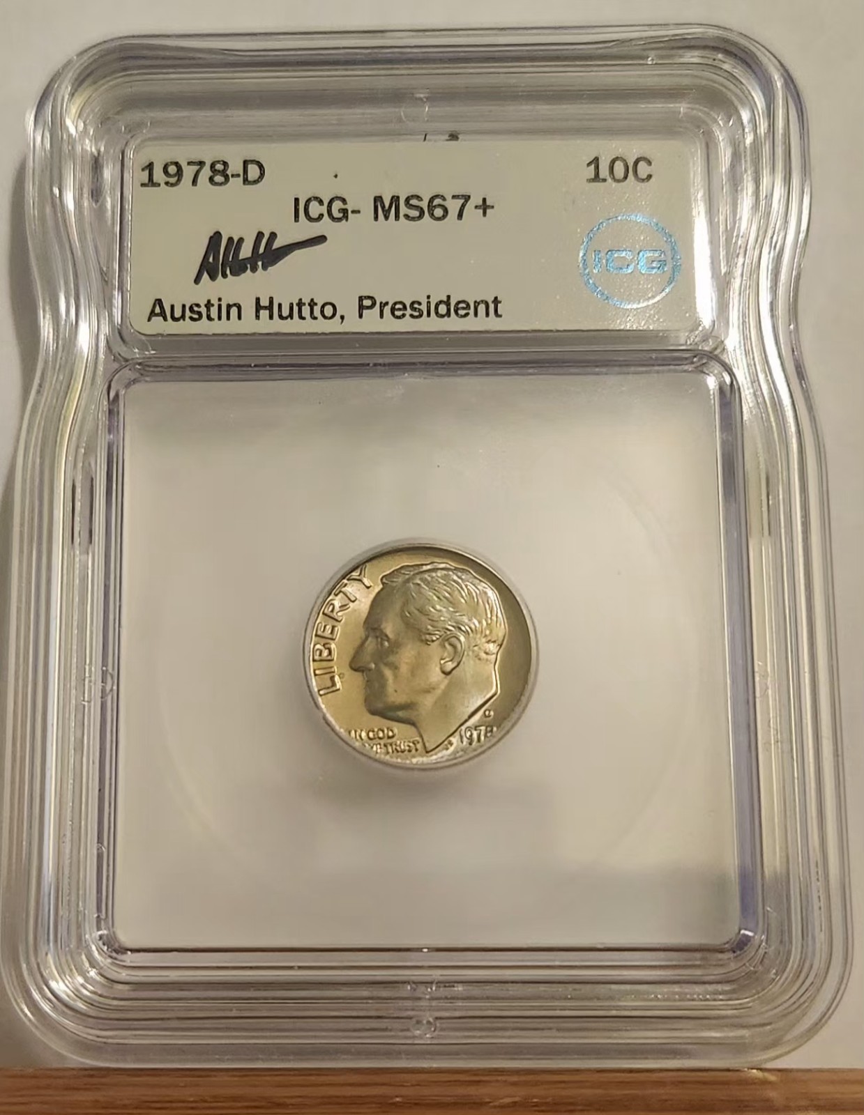 1978-D Roosevelt Dime ICG MS67+ PLUS Superb Eye Appeal Strong Strike