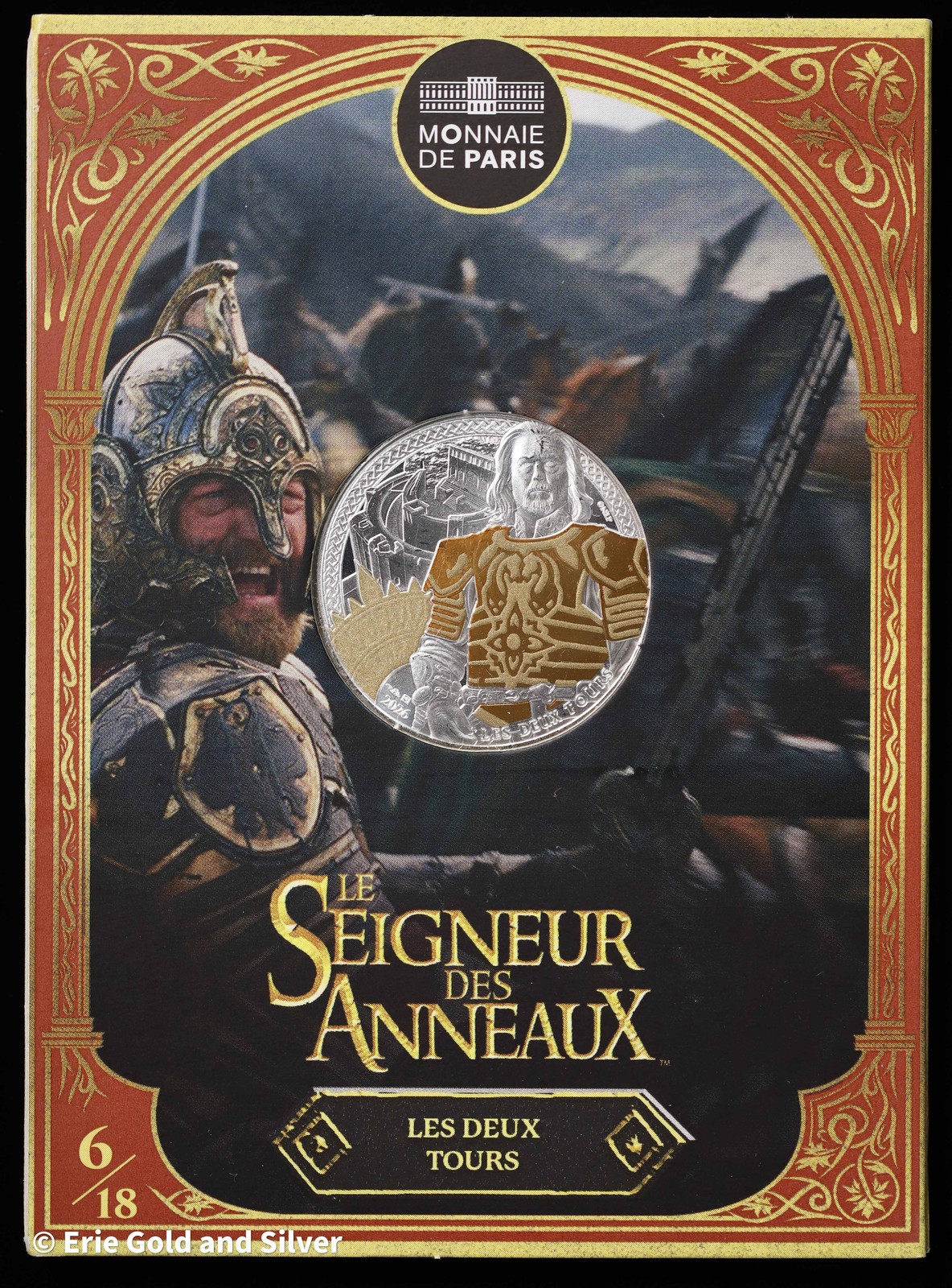 2026 France Lord of the Rings Theoden 13g Silver Coin