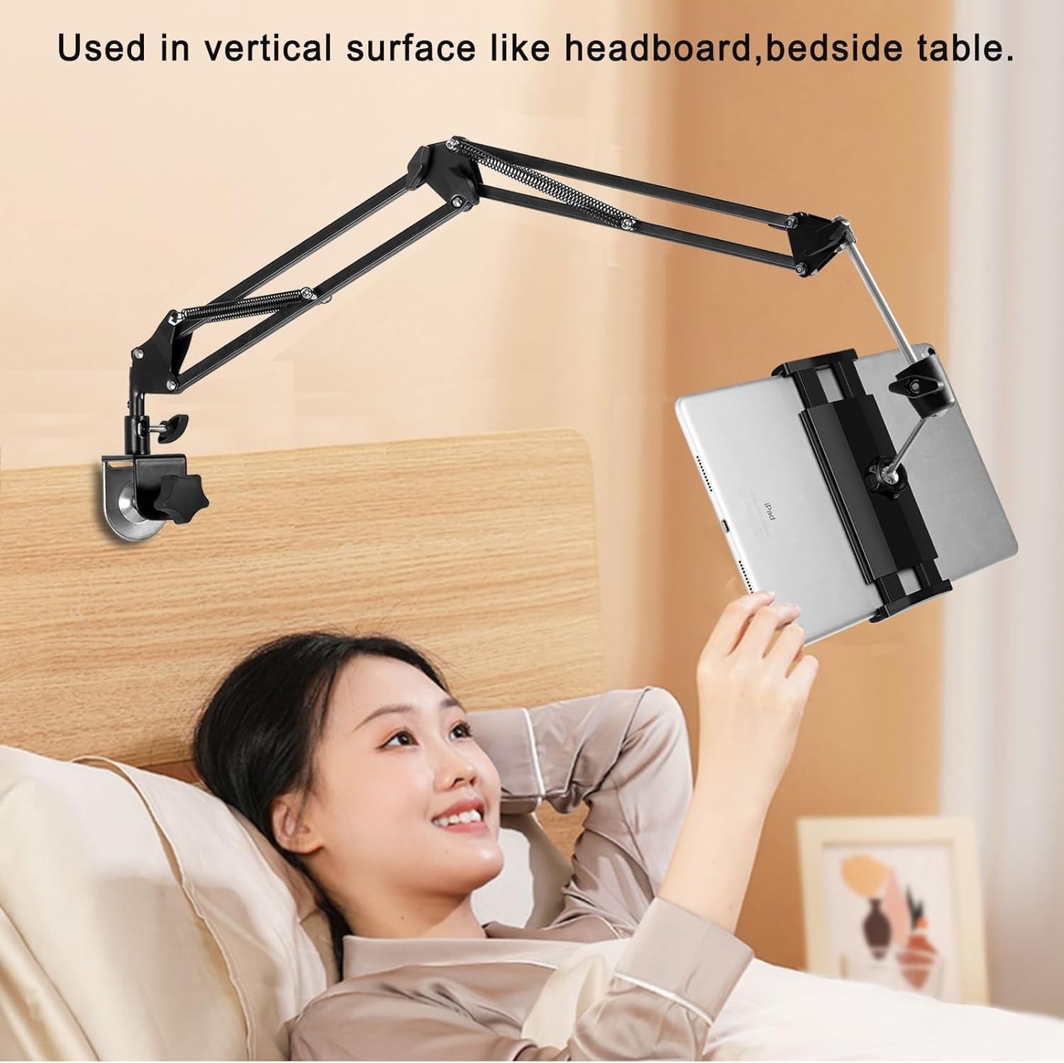 iPad Air Stand for Bed, Universal Tablet Holder for Desk Bedside
