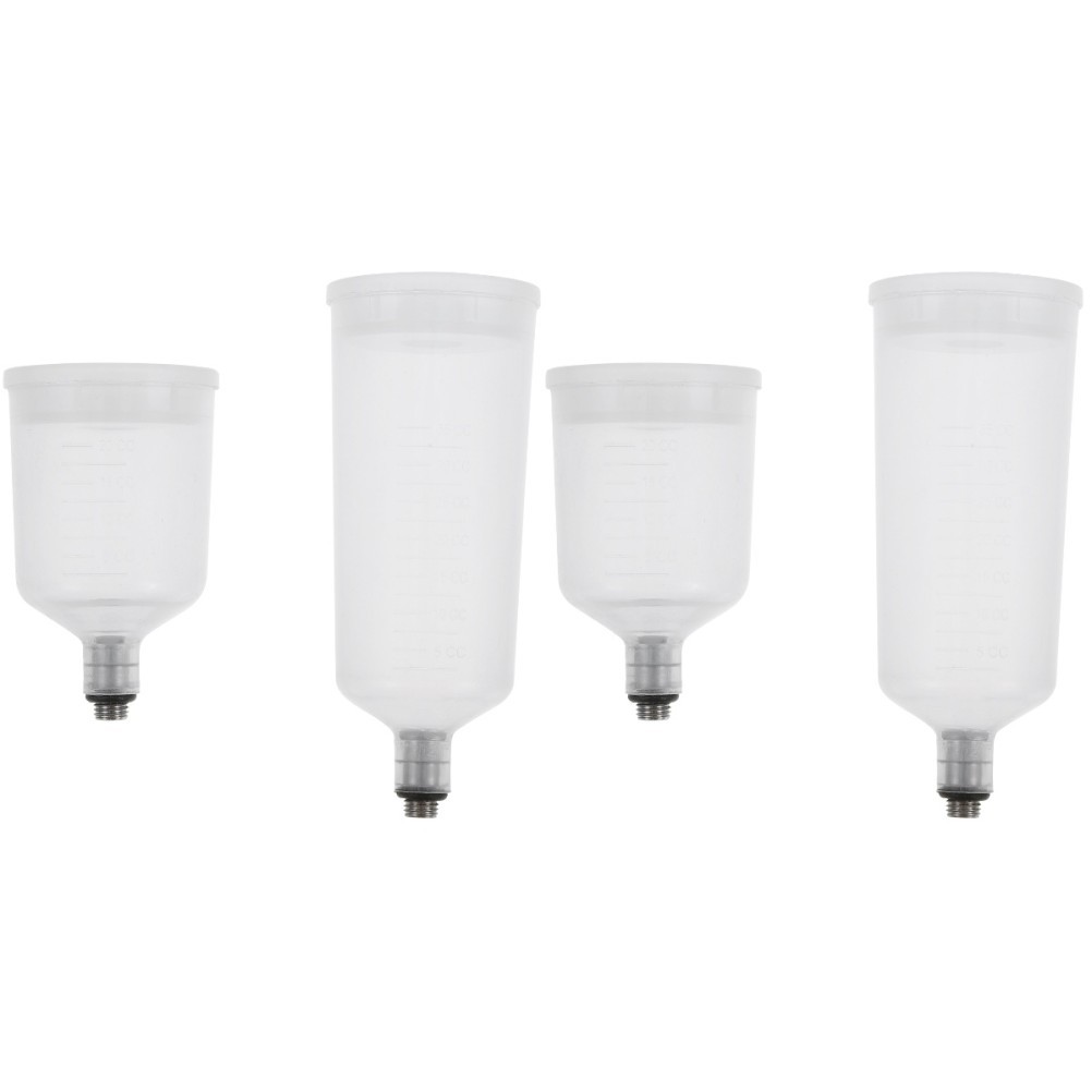 Set of 2 Airbrush Bottles Pot Small Mixing Paint Cup Replacement Part