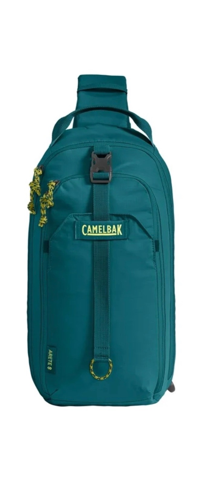 CamelBak Arete Sling 8 Crossbody Hiking Pack Deep Teal Water Bottle Included New