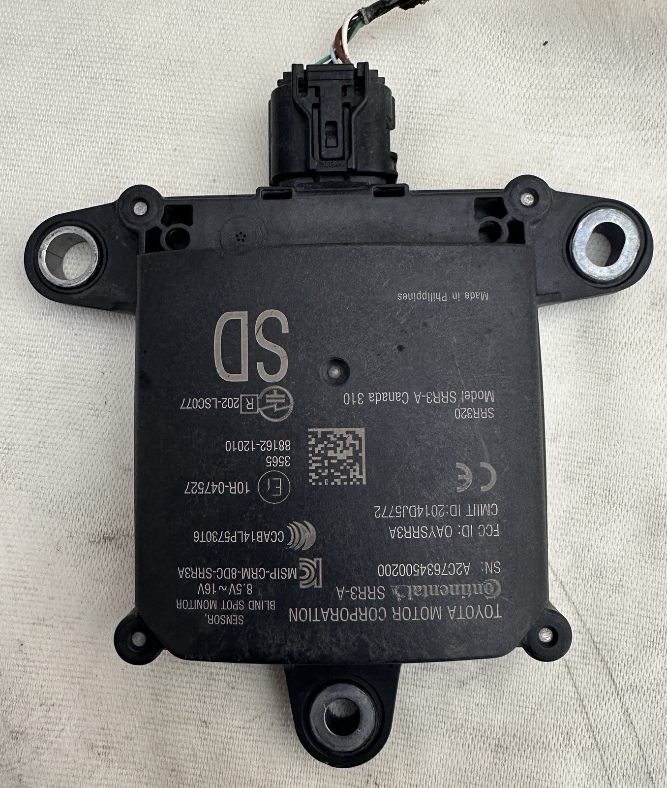 2020 - 2022 Toyota Corolla Blind Spot Radar Sensor Modul P#88162-12010 OEM
