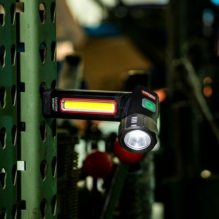 Hyper Tough 300 Lumen Rechargeable Work Light with Mini Rotating Head - Mini Siz