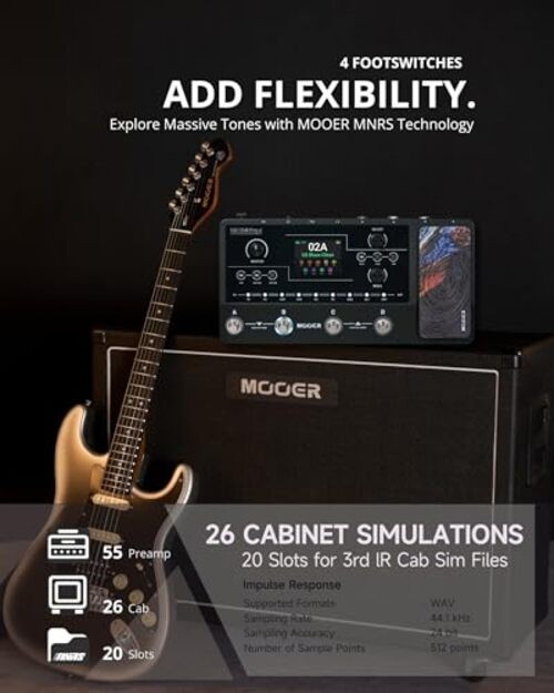 Guitar Multi Effects Processor Preamp Cab Sim Pedalboard GE150 Pro Li Black