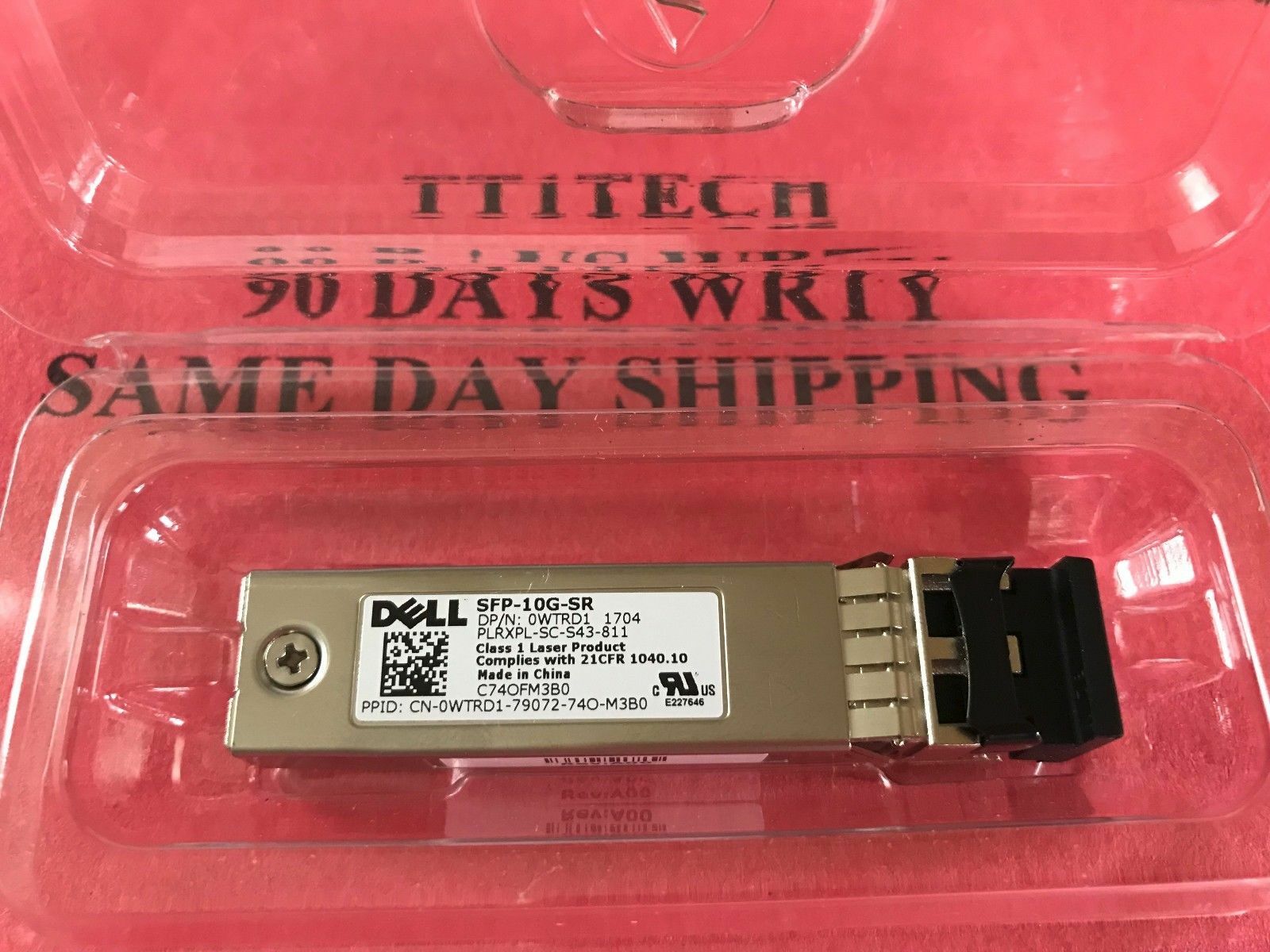 Dell GP-10GSFP-1S WTRD1 0WTRD1 10G SFP-10G-SR 10gbase-sr transceiver 100pcs