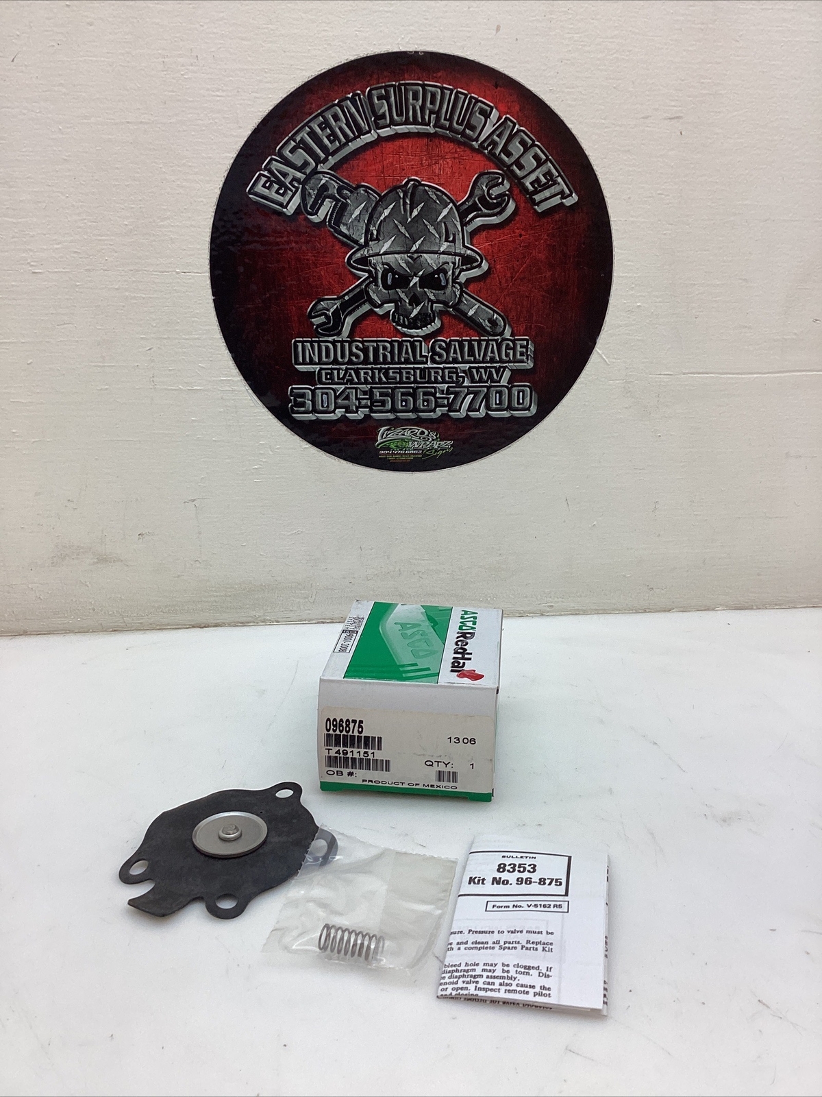 ASCO Red Hat 096875 Repair kit or Rebuild kit for Solenoid Valve New In Box!